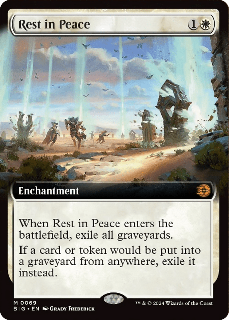 Rest in Peace (Extended Art) [Outlaws of Thunder Junction: The Big Score] MTG Single Magic: The Gathering  | Multizone: Comics And Games