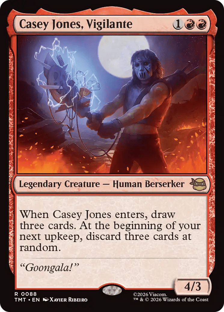 Casey Jones, Vigilante [Teenage Mutant Ninja Turtles] MTG Single Magic: The Gathering  | Multizone: Comics And Games