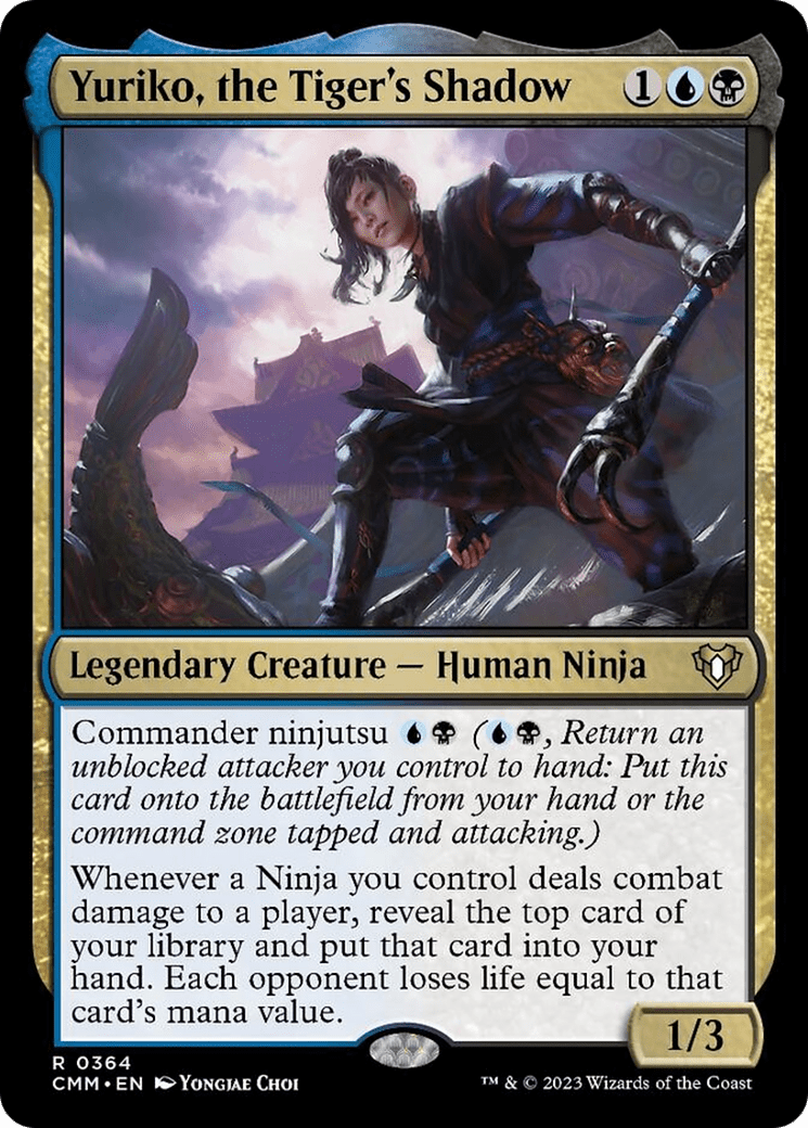 Yuriko, the Tiger's Shadow [Commander Masters] MTG Single Magic: The Gathering  | Multizone: Comics And Games