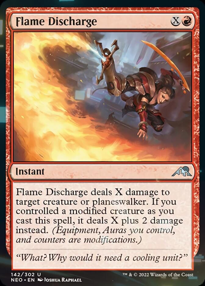 Flame Discharge [Kamigawa: Neon Dynasty] MTG Single Magic: The Gathering  | Multizone: Comics And Games