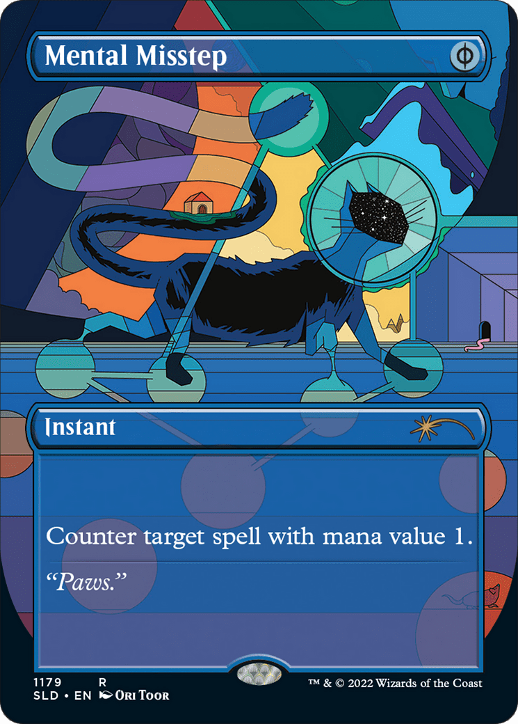 Mental Misstep (Borderless) [Secret Lair Drop Series] MTG Single Magic: The Gathering  | Multizone: Comics And Games
