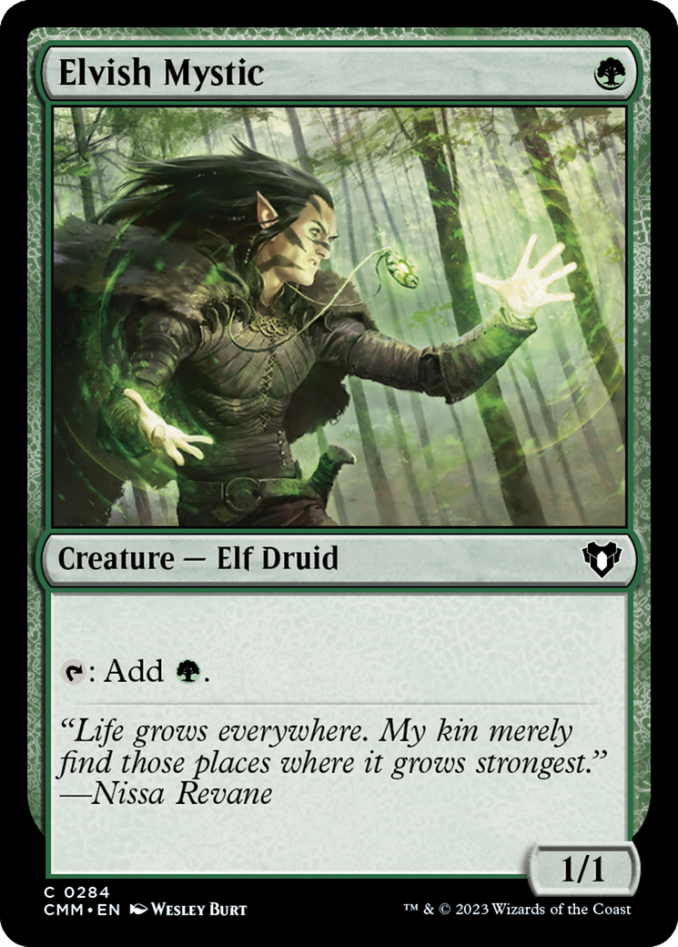 Elvish Mystic [Commander Masters] | Multizone: Comics And Games