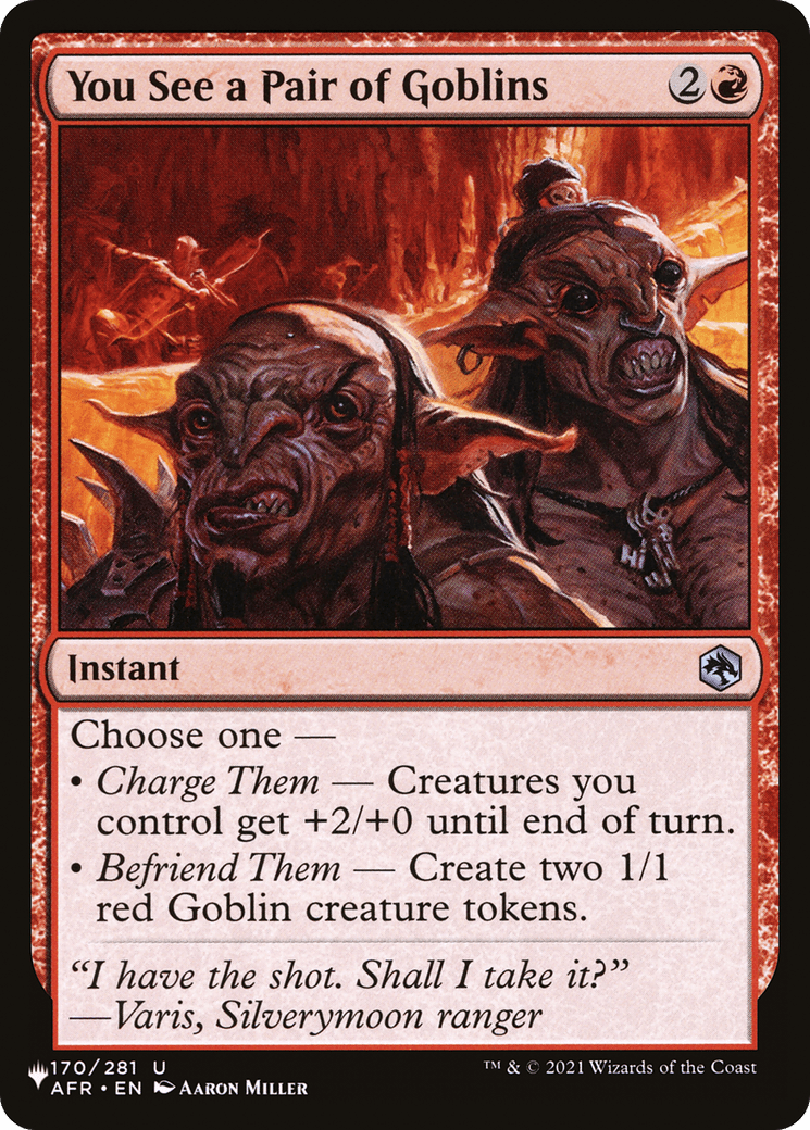 Dance with Goblins - Dance with Calamity [Secret Lair Drop Series] MTG Single Magic: The Gathering  | Multizone: Comics And Games