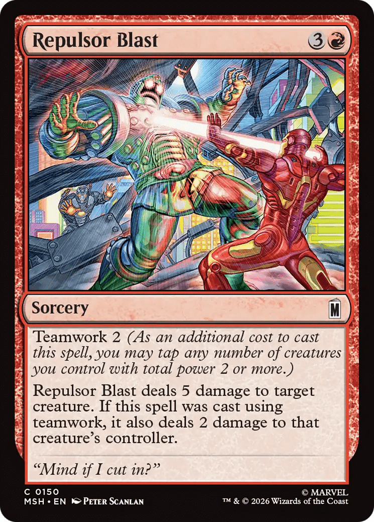 Repulsor Blast [Marvel Super Heroes] MTG Single Magic: The Gathering  | Multizone: Comics And Games