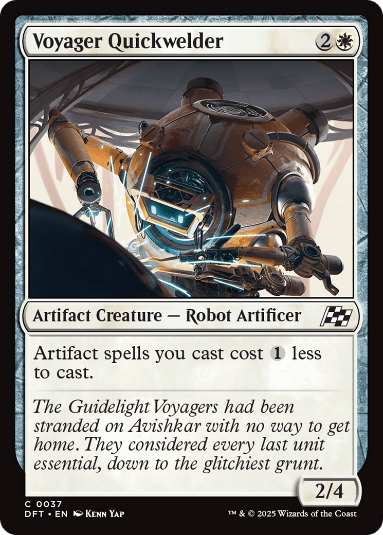 Voyager Quickwelder [Aetherdrift] MTG Single Magic: The Gathering  | Multizone: Comics And Games