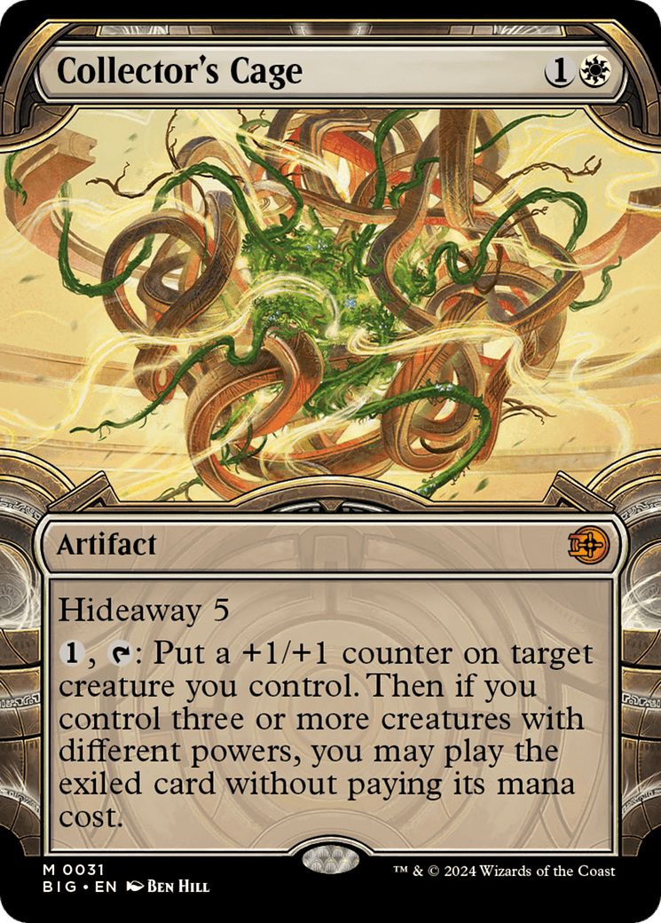 Collector's Cage (Showcase) [Outlaws of Thunder Junction: The Big Score] MTG Single Magic: The Gathering  | Multizone: Comics And Games