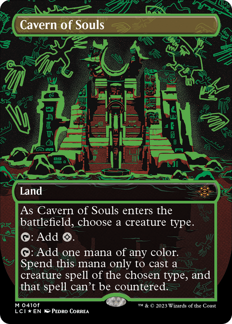 Cavern of Souls (0410f) (Borderless) [The Lost Caverns of Ixalan] MTG Single Magic: The Gathering  | Multizone: Comics And Games