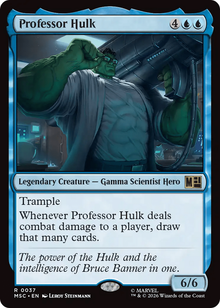 Professor Hulk [Marvel Super Heroes Commander] MTG Single Magic: The Gathering  | Multizone: Comics And Games