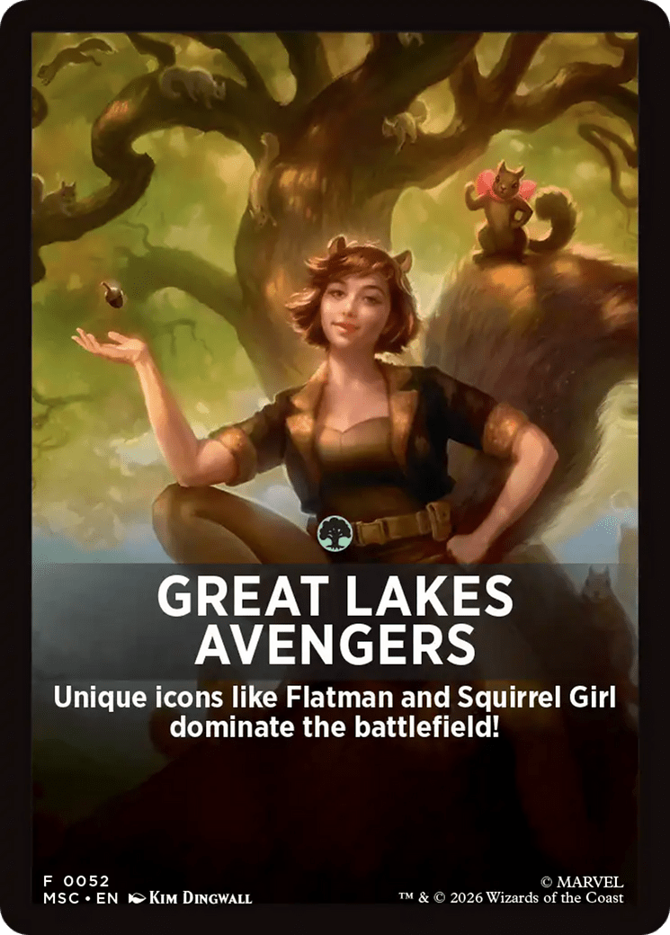 Great Lakes Avengers Theme Card [Marvel Super Heroes Commander] MTG Single Magic: The Gathering  | Multizone: Comics And Games