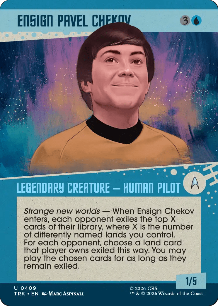 Ensign Pavel Chekov (Showcase) [Star Trek] MTG Single Magic: The Gathering  | Multizone: Comics And Games