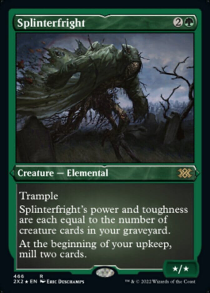 Splinterfright (Foil Etched) [Double Masters 2022] MTG Single Magic: The Gathering  | Multizone: Comics And Games