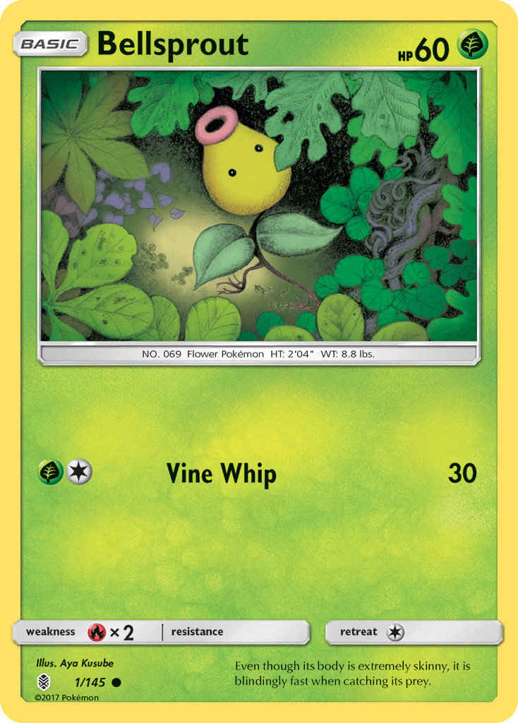 Bellsprout (1/145) [Sun & Moon: Guardians Rising] Pokemon Single Pokémon  | Multizone: Comics And Games