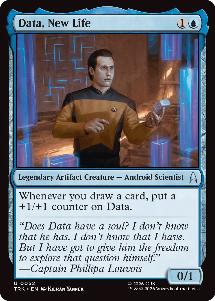 Data, New Life [Star Trek] MTG Single Magic: The Gathering  | Multizone: Comics And Games