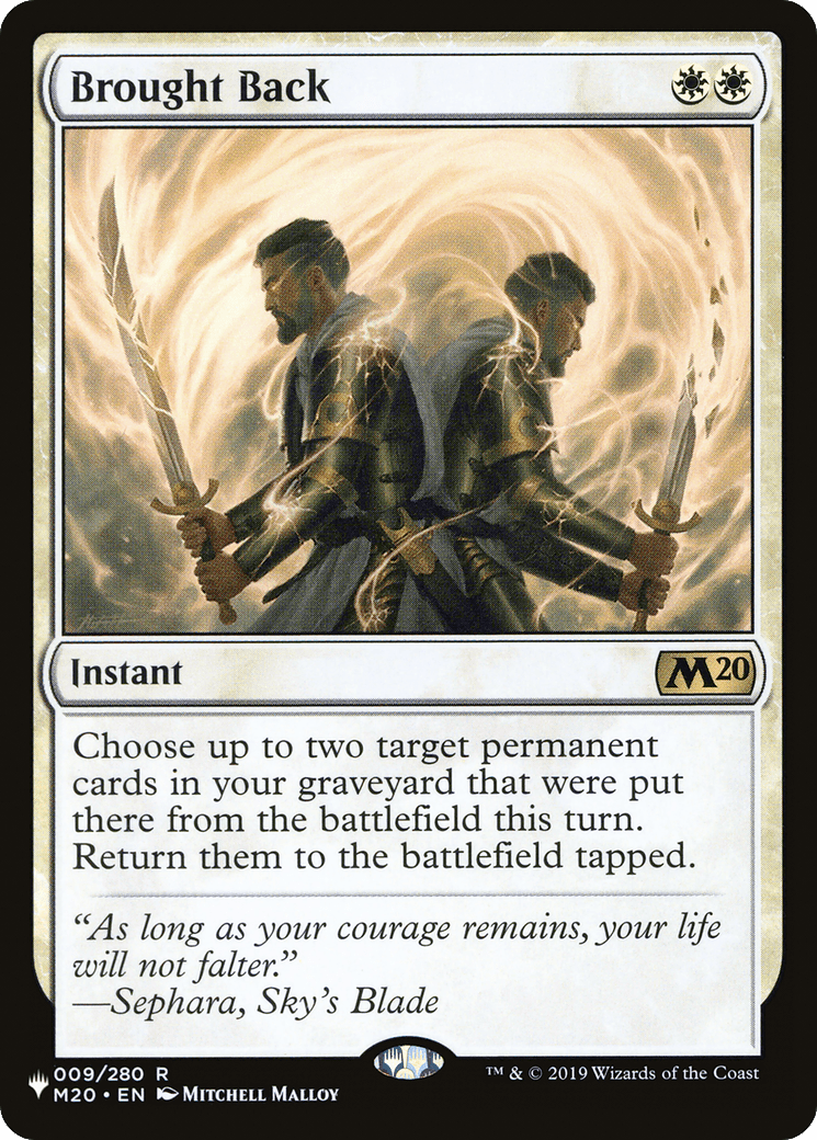 Brought Back [The List] MTG Single Magic: The Gathering  | Multizone: Comics And Games