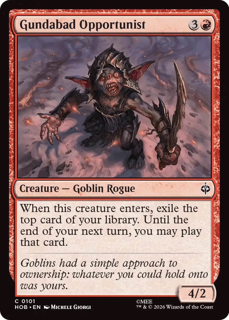 Gundabad Opportunist [The Hobbit] MTG Single Magic: The Gathering  | Multizone: Comics And Games