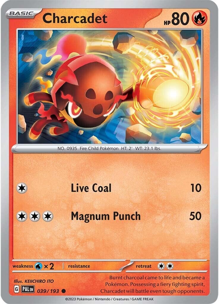 Charcadet (039/193) [Scarlet & Violet: Paldea Evolved] Pokemon Single Pokémon  | Multizone: Comics And Games