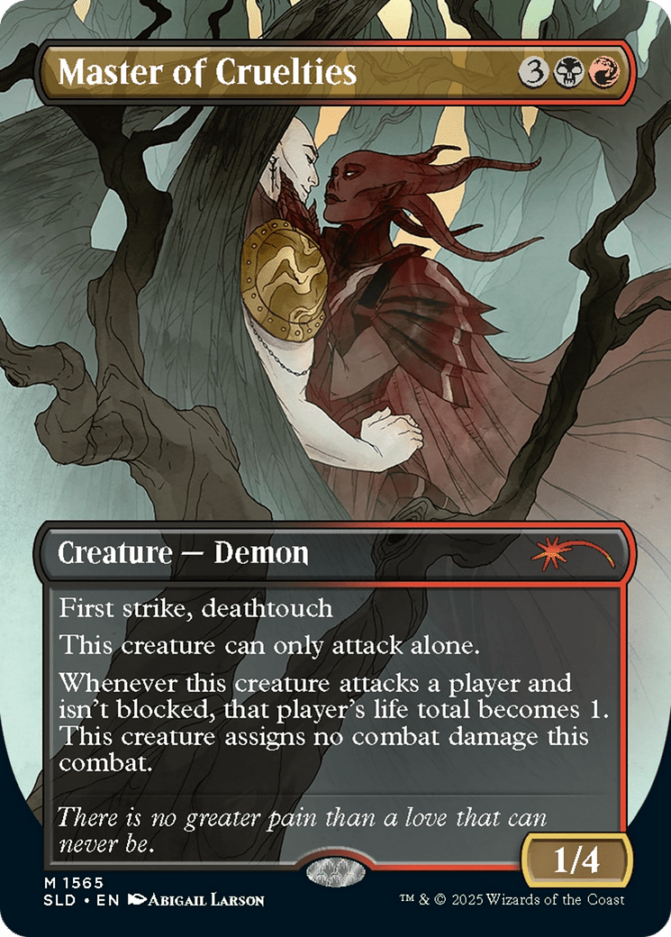 Master of Cruelties (Rainbow Foil) [Secret Lair Drop Series] MTG Single Magic: The Gathering  | Multizone: Comics And Games