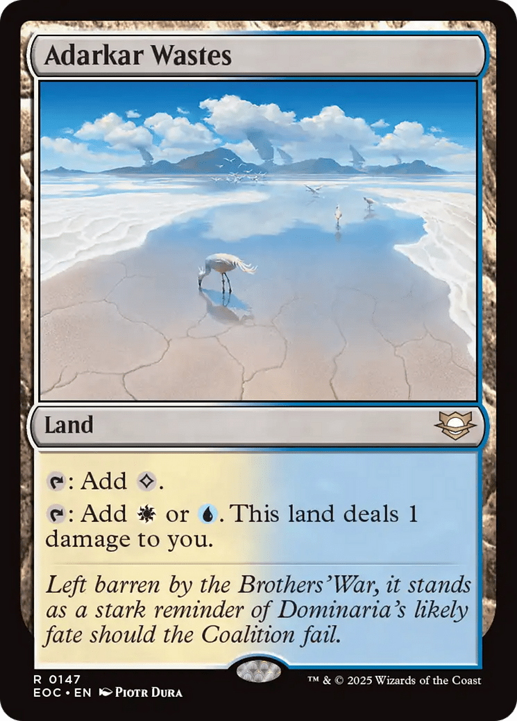Adarkar Wastes [Edge of Eternities Commander] MTG Single Magic: The Gathering  | Multizone: Comics And Games