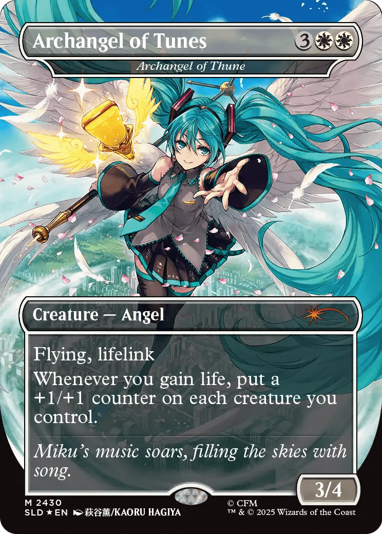 Archangel of Tunes - Archangel of Thune [Secret Lair Drop Series] MTG Single Magic: The Gathering  | Multizone: Comics And Games