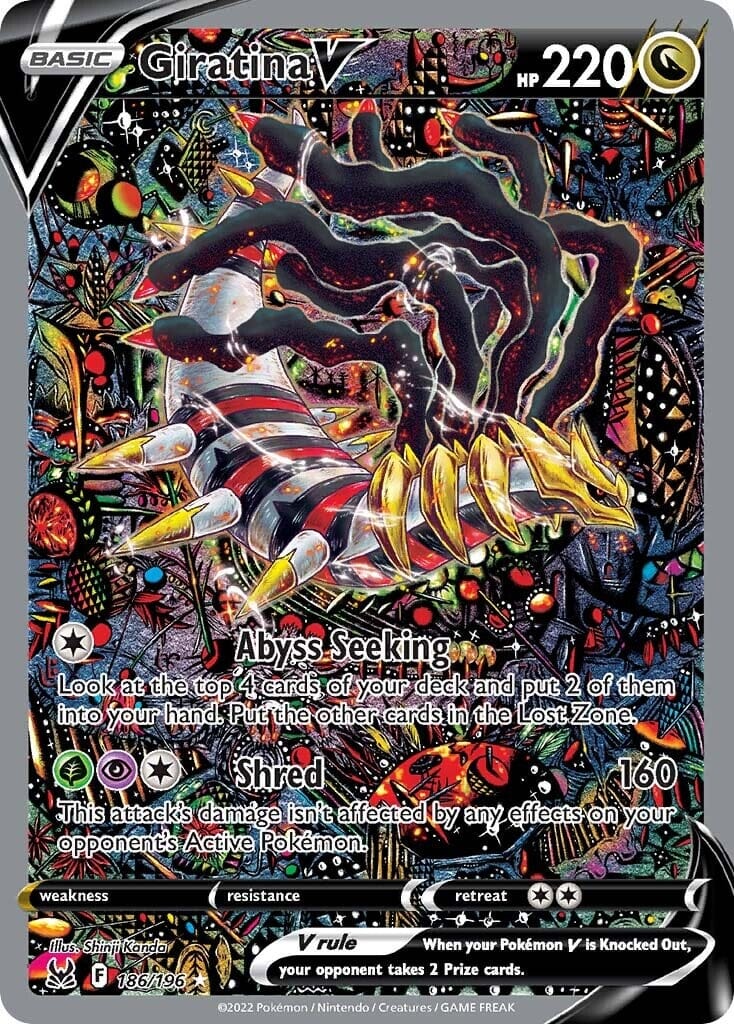 Giratina V (186/196) [Sword & Shield: Lost Origin] Pokemon Single Pokémon  | Multizone: Comics And Games
