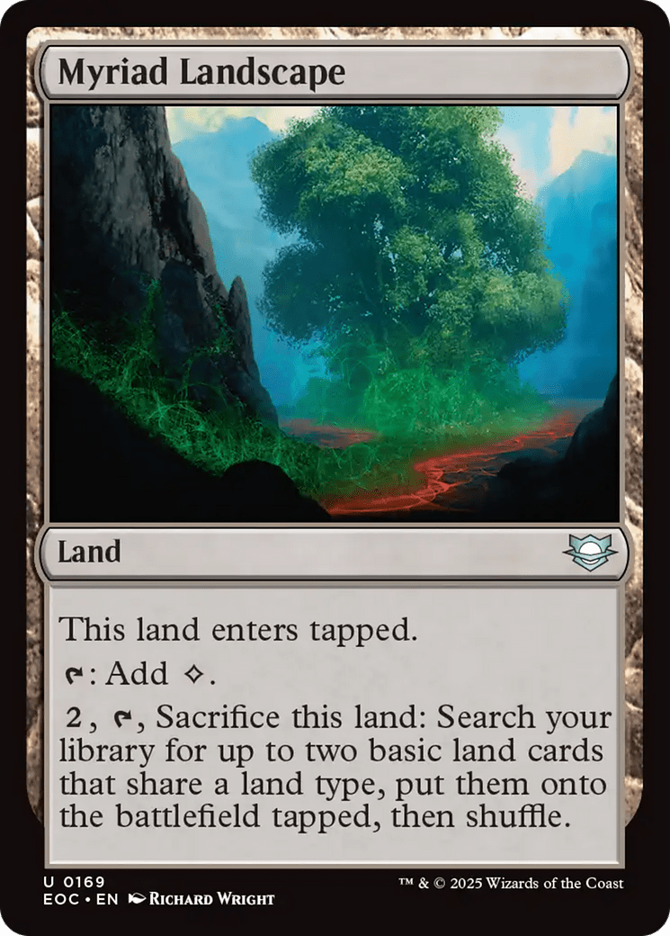 Myriad Landscape [Edge of Eternities Commander] MTG Single Magic: The Gathering  | Multizone: Comics And Games