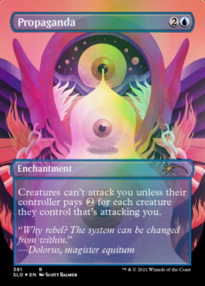 Propaganda // Propaganda (Borderless) [Secret Lair Drop Series] MTG Single Magic: The Gathering  | Multizone: Comics And Games