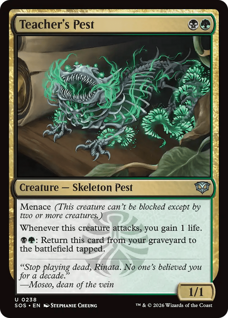 Teacher's Pest [Secrets of Strixhaven] MTG Single Magic: The Gathering  | Multizone: Comics And Games