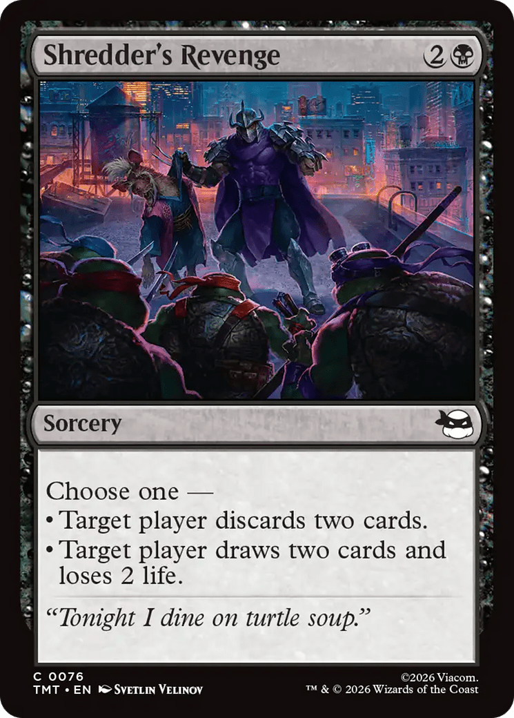 Shredder's Revenge [Teenage Mutant Ninja Turtles] MTG Single Magic: The Gathering  | Multizone: Comics And Games