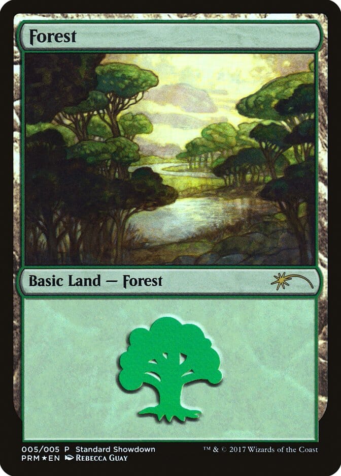 Forest (Rebecca Guay) [Standard Showdown Promos] MTG Single Magic: The Gathering  | Multizone: Comics And Games