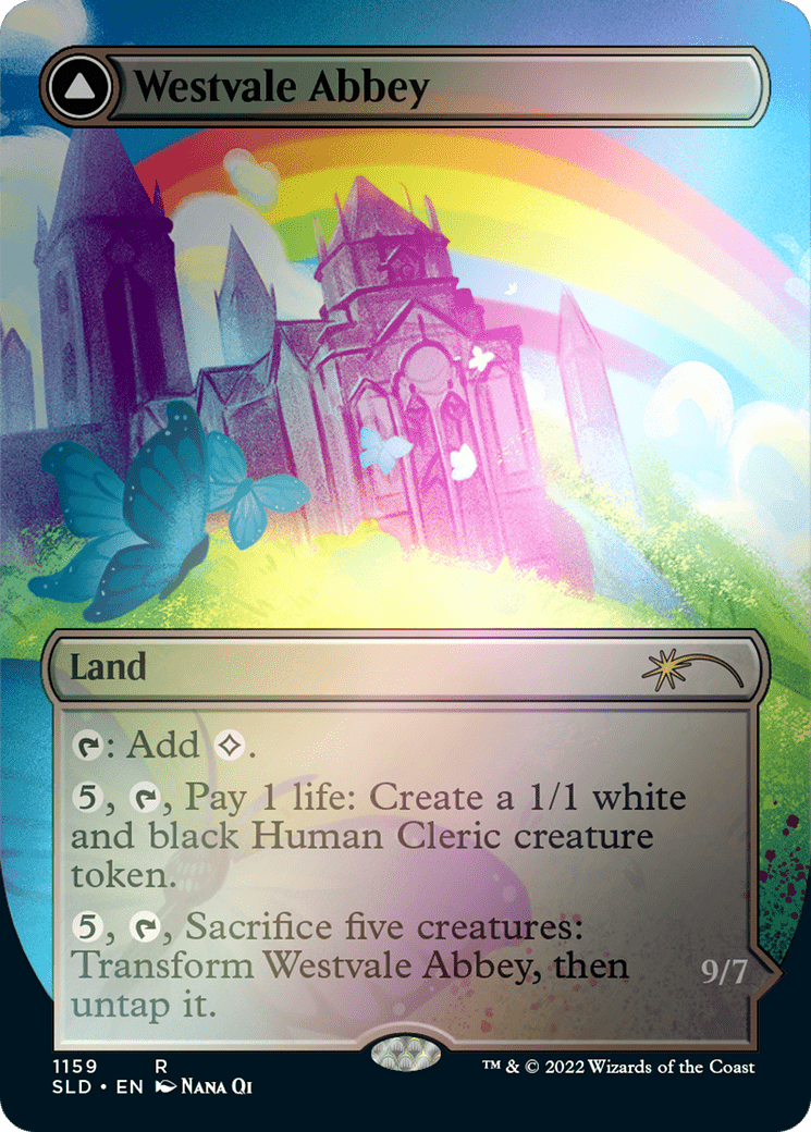 Westvale Abbey // Ormendahl, Profane Prince (Borderless) [Secret Lair: From Cute to Brute] MTG Single Magic: The Gathering  | Multizone: Comics And Games