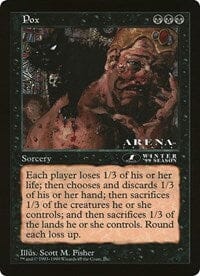 Pox (Oversized) [Oversize Cards] MTG Single Magic: The Gathering  | Multizone: Comics And Games