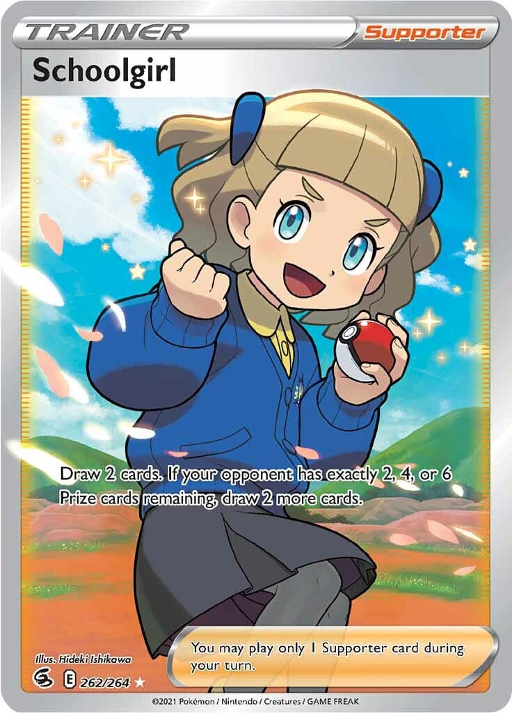 Schoolgirl (262/264) [Sword & Shield: Fusion Strike] Pokemon Single Pokémon  | Multizone: Comics And Games