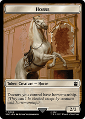 Horse // Food (0026) Double-Sided Token [Doctor Who Tokens] MTG Single Magic: The Gathering  | Multizone: Comics And Games
