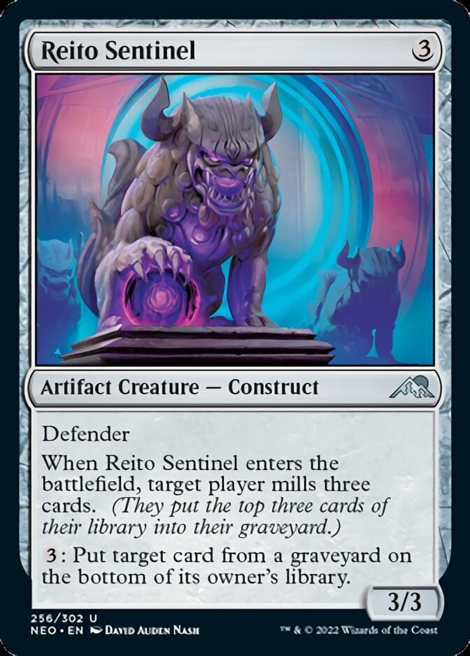 Reito Sentinel [Kamigawa: Neon Dynasty] MTG Single Magic: The Gathering  | Multizone: Comics And Games