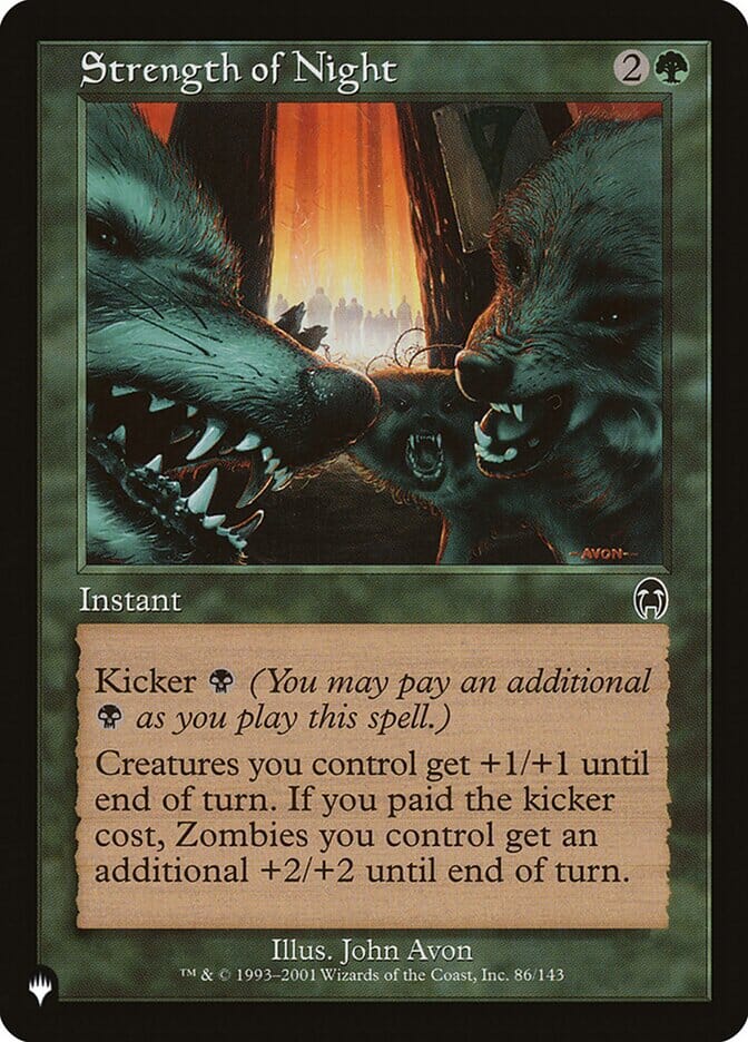 Strength of Night [The List] MTG Single Magic: The Gathering  | Multizone: Comics And Games