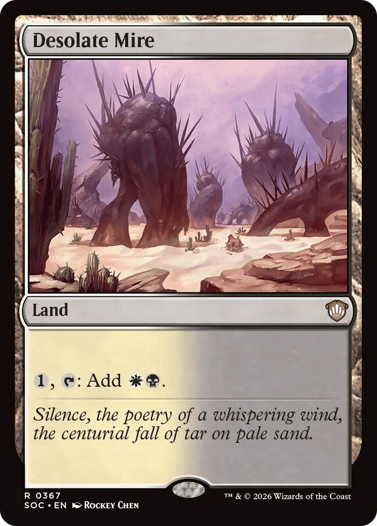 Desolate Mire [Secrets of Strixhaven Commander] MTG Single Magic: The Gathering  | Multizone: Comics And Games
