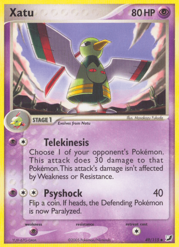 Xatu (49/115) [EX: Unseen Forces] Pokemon Single Pokémon  | Multizone: Comics And Games