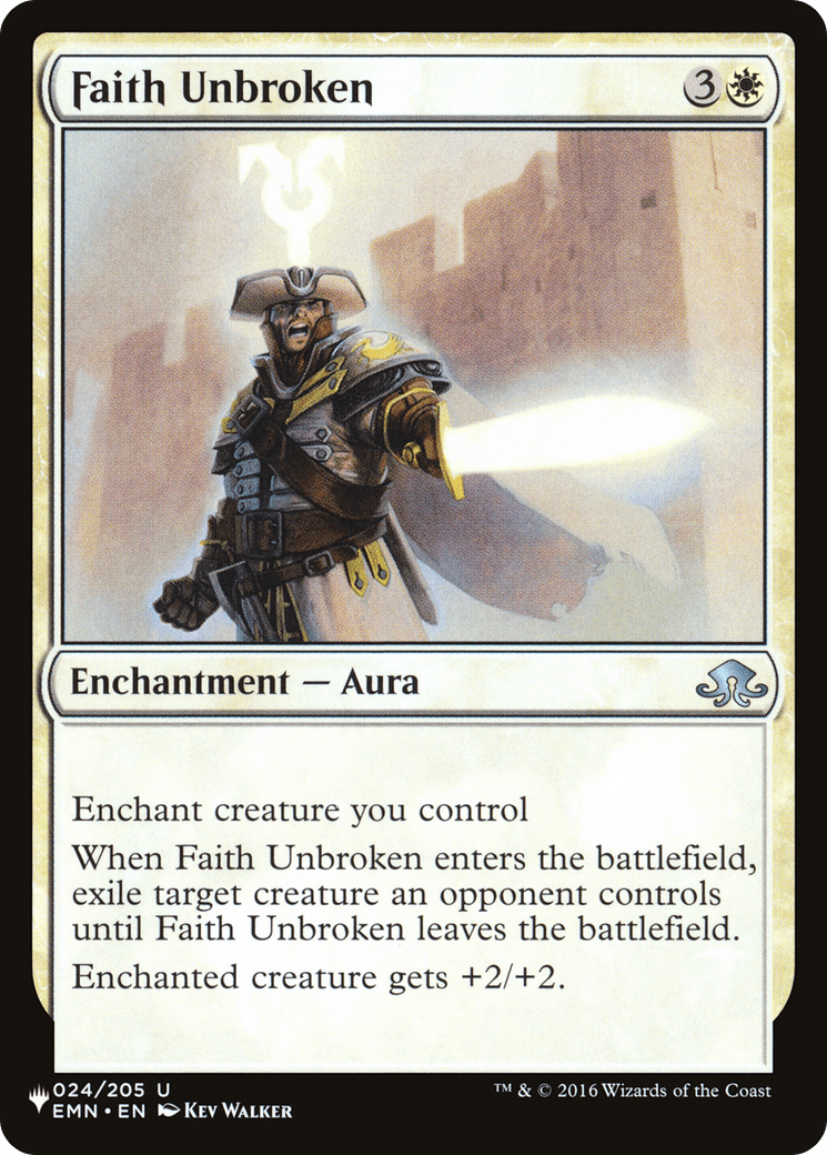 Faith Unbroken [The List] MTG Single Magic: The Gathering  | Multizone: Comics And Games