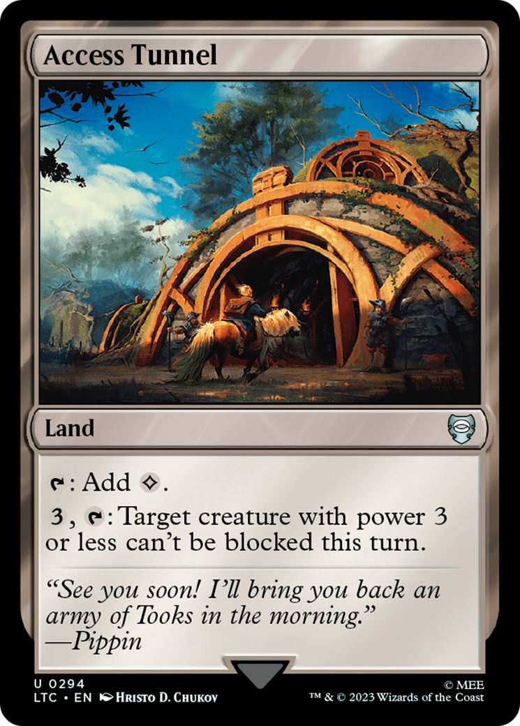 Access Tunnel [The Lord of the Rings: Tales of Middle-Earth Commander] MTG Single Magic: The Gathering  | Multizone: Comics And Games