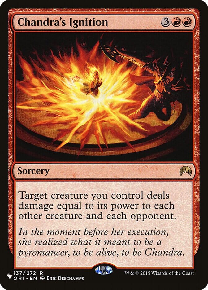 Chandra's Ignition [Secret Lair: Heads I Win, Tails You Lose] MTG Single Magic: The Gathering  | Multizone: Comics And Games