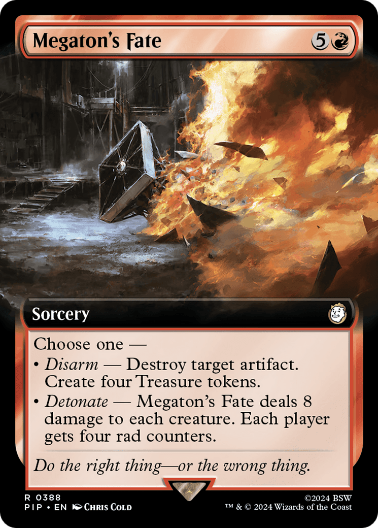Megaton's Fate (Extended Art) [Fallout] MTG Single Magic: The Gathering  | Multizone: Comics And Games