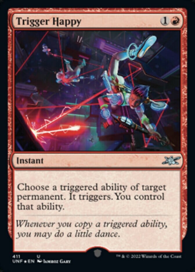 Trigger Happy (Galaxy Foil) [Unfinity] MTG Single Magic: The Gathering  | Multizone: Comics And Games