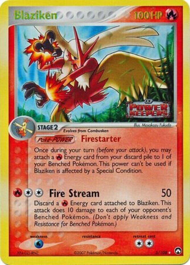 Blaziken (5/108) (Stamped) [EX: Power Keepers] Pokemon Single Pokémon  | Multizone: Comics And Games
