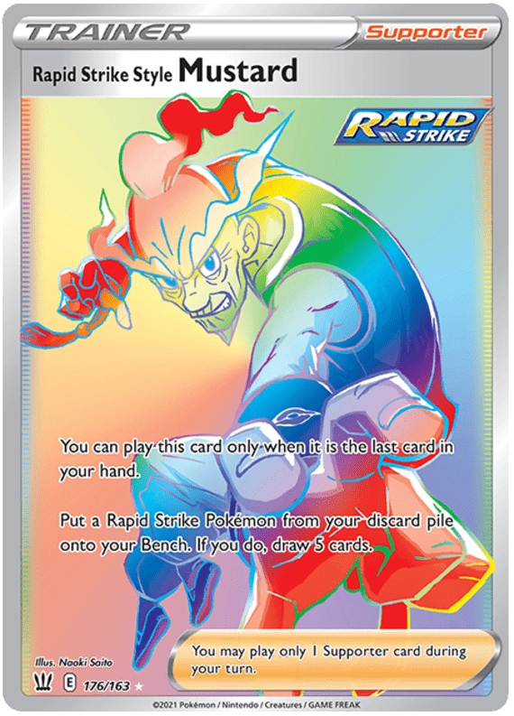 Rapid Strike Style Mustard (176/163) [Sword & Shield: Battle Styles] Pokemon Single Pokémon  | Multizone: Comics And Games