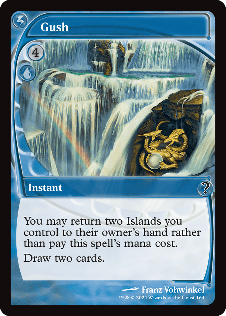 Gush (Future Sight) [Mystery Booster 2] MTG Single Magic: The Gathering  | Multizone: Comics And Games