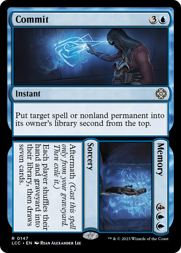 Commit // Memory [The Lost Caverns of Ixalan Commander] MTG Single Magic: The Gathering  | Multizone: Comics And Games