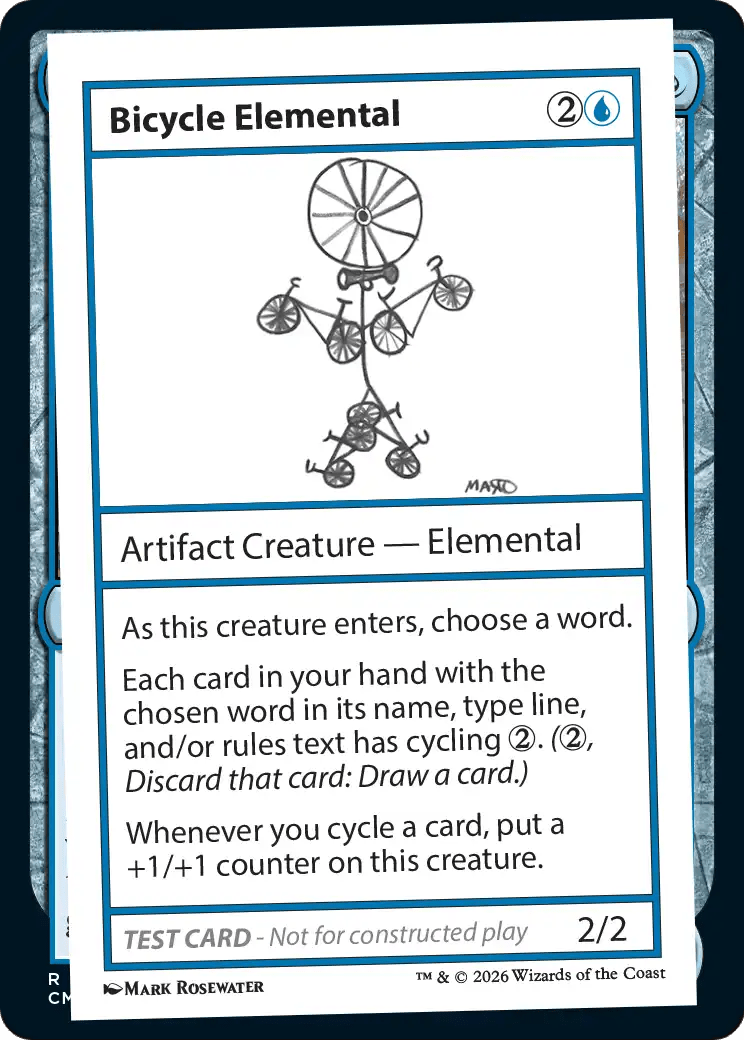 Bicycle Elemental [Mystery Booster Playtest Cards] | Multizone: Comics And Games