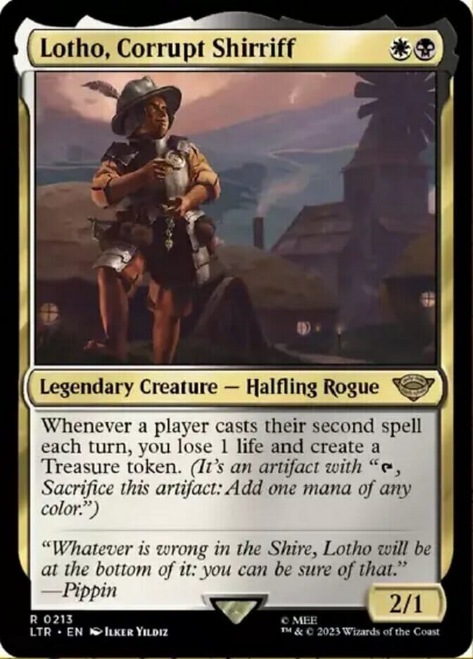 Lotho, Corrupt Shirriff [The Lord of the Rings: Tales of Middle-Earth] MTG Single Magic: The Gathering  | Multizone: Comics And Games