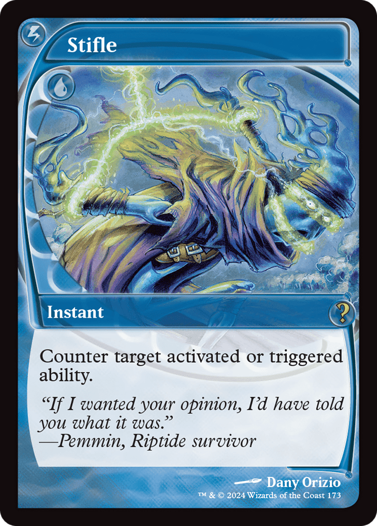 Stifle (Future Sight) [Mystery Booster 2] MTG Single Magic: The Gathering  | Multizone: Comics And Games