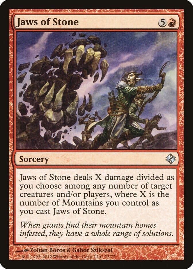Jaws of Stone [Duel Decks: Venser vs. Koth] MTG Single Magic: The Gathering  | Multizone: Comics And Games
